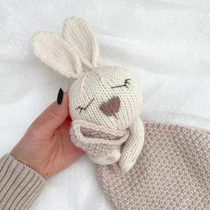 Sweet Bunny Comforter Knitting Pattern