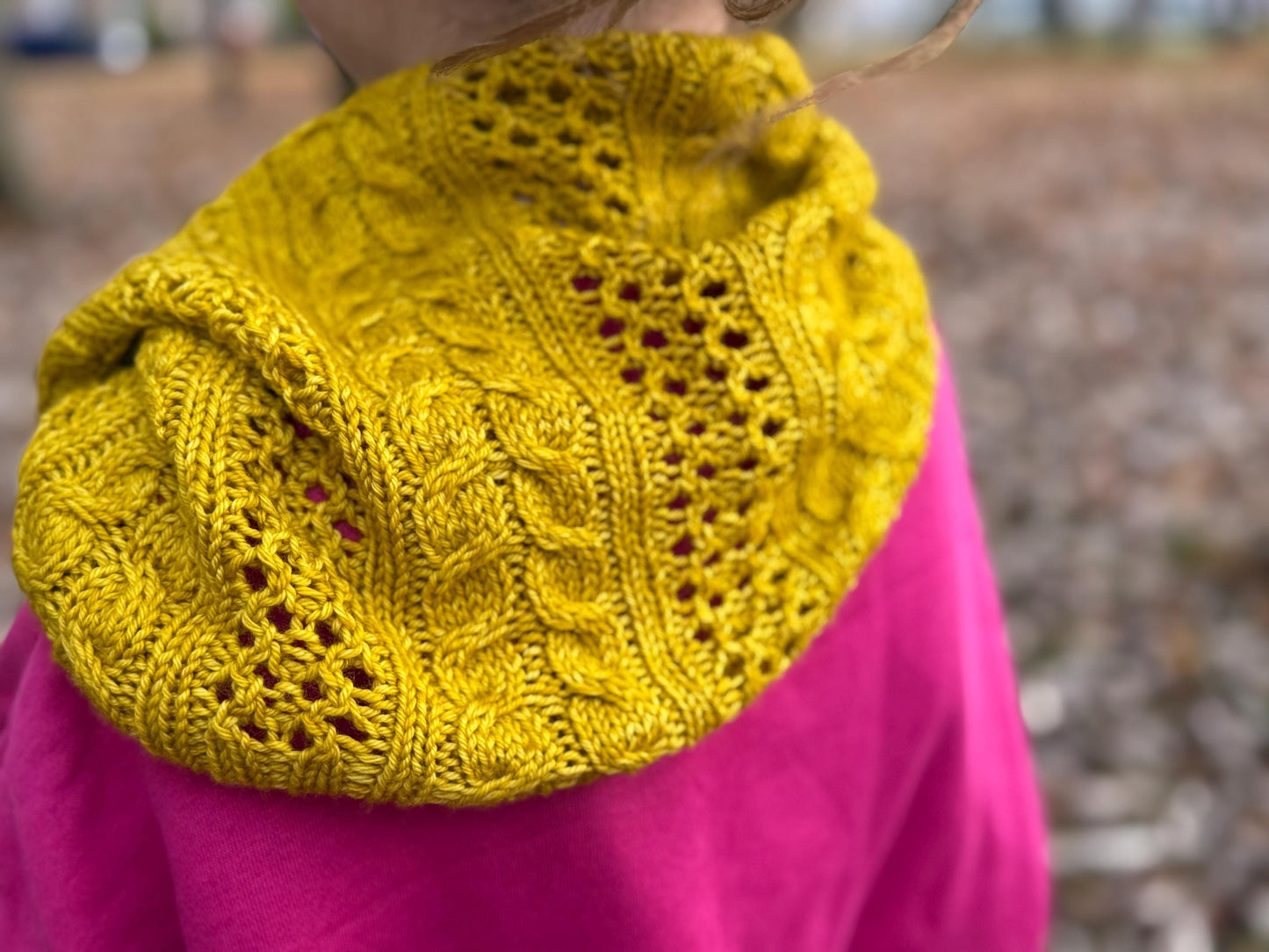 Marigold Twist Cowl Knitting Pattern