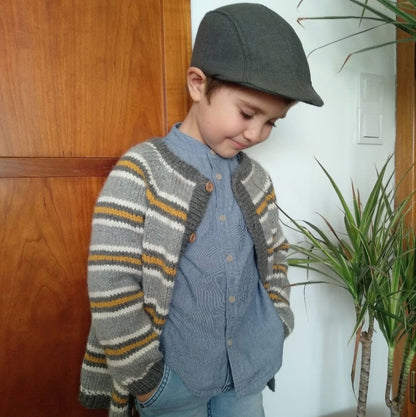Calendula Kids Cardigan Knitting Pattern