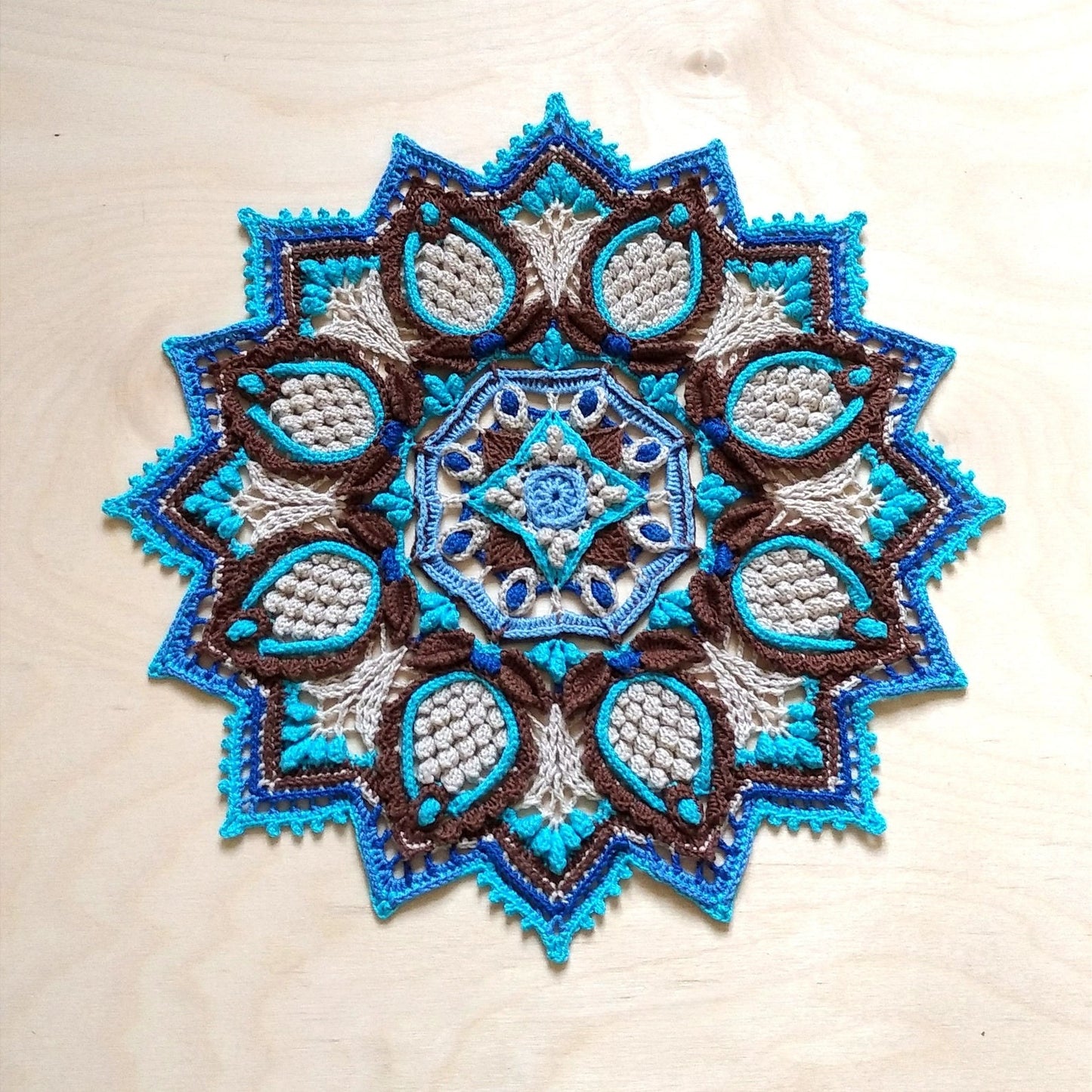 Doily Amethyst Mandala Crochet Pattern