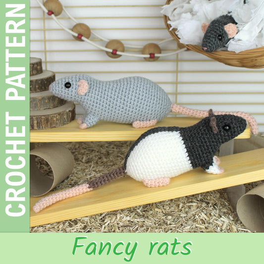 Fancy Rats Crochet Pattern