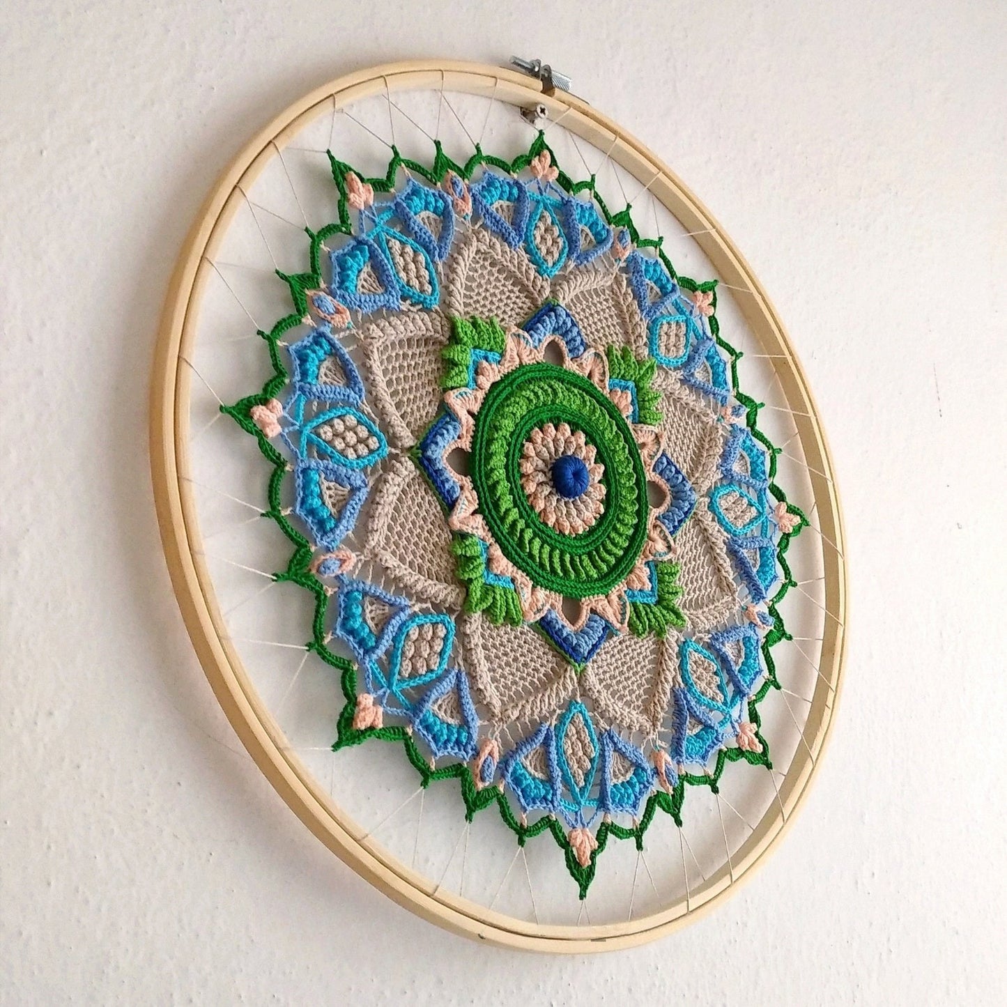 Doily Sapphire Mandala Crochet Pattern