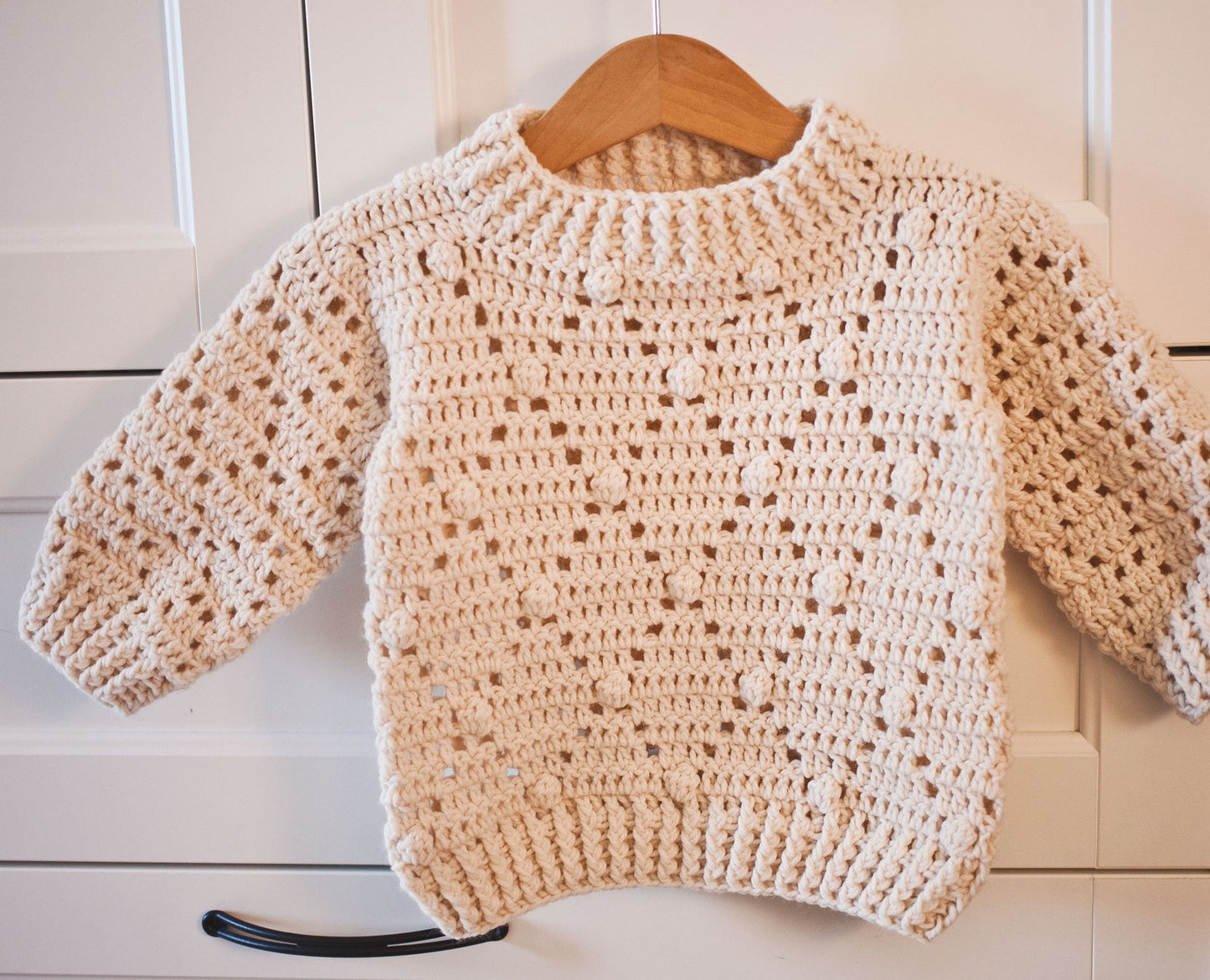 Shawl Collar Sweater Crochet Pattern
