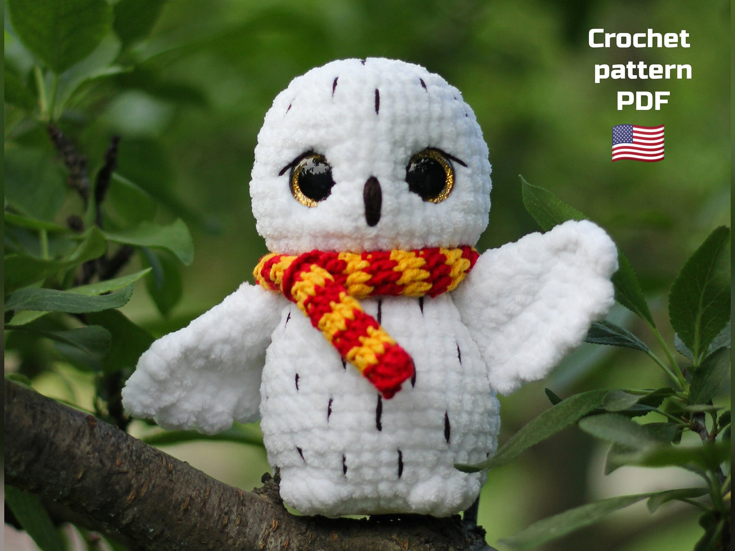 Amigurumi Snowy Owl Crochet Pattern