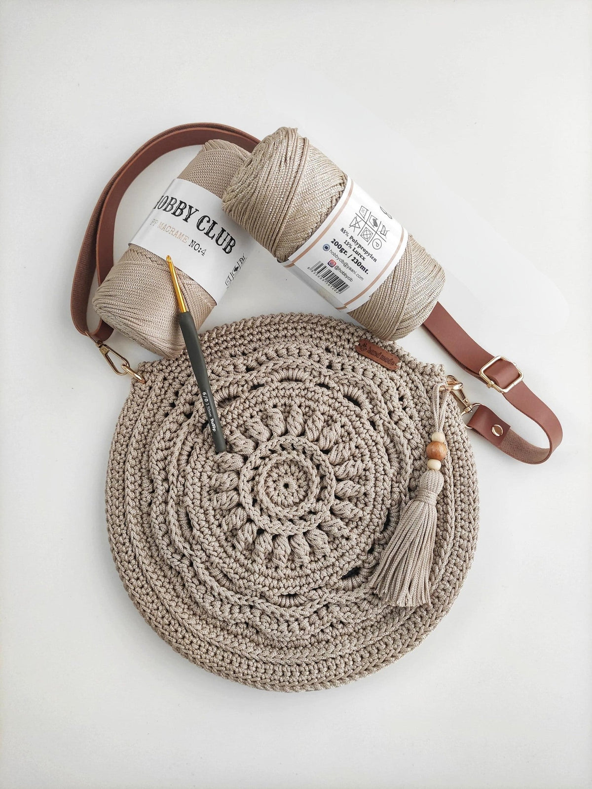 Boho Crossbody Bag Crochet pattern - OR