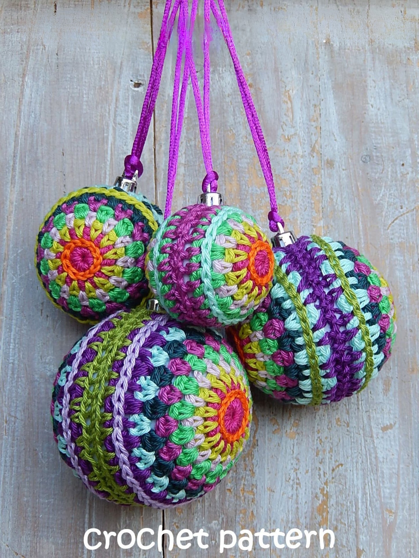 Christmas ball Crochet pattern