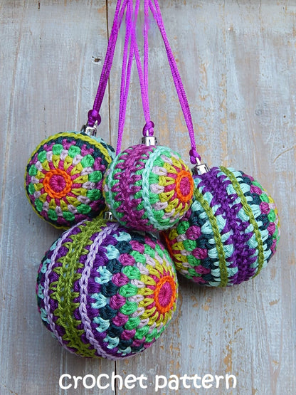Christmas ball Crochet pattern