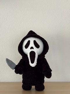 Ghostface Scream Amigurumi Crochet Pattern