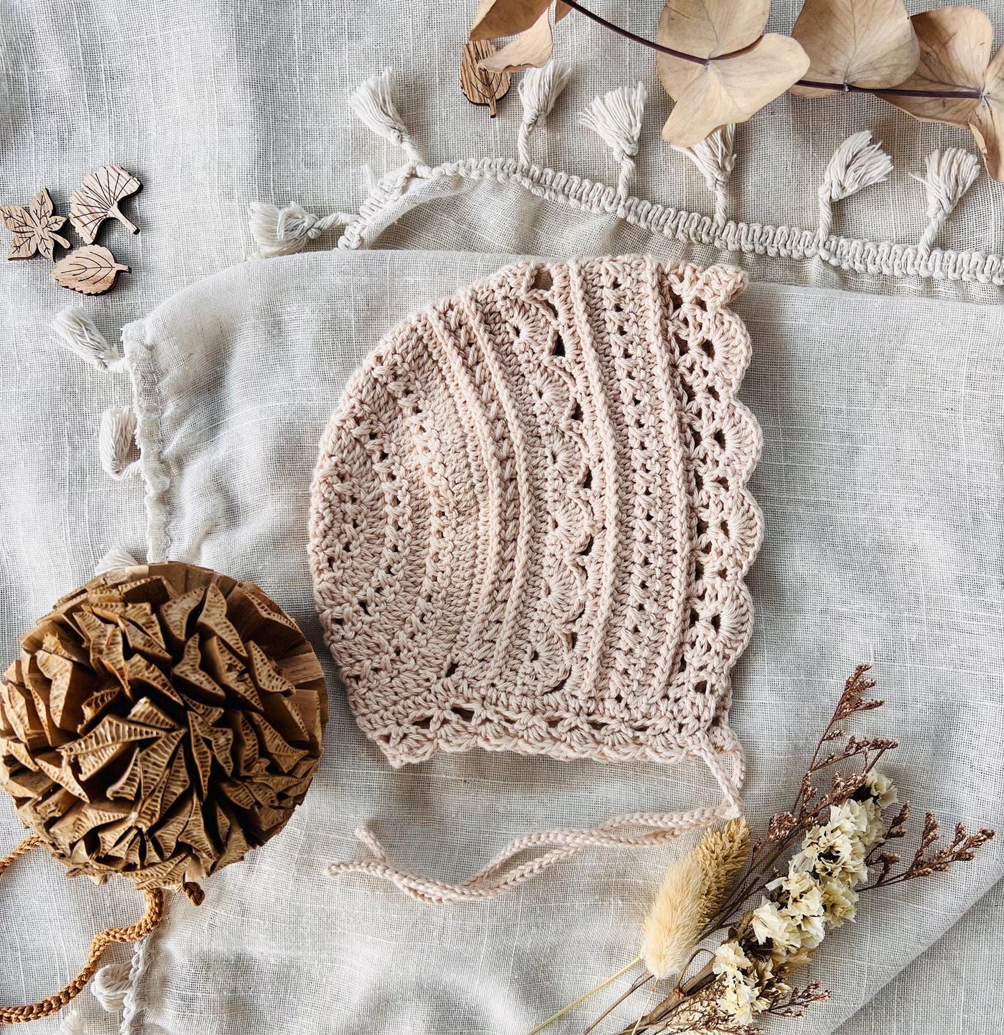 Baby Bonnet Crochet Pattern