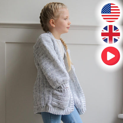 Shawl Collar Sweater Crochet Pattern