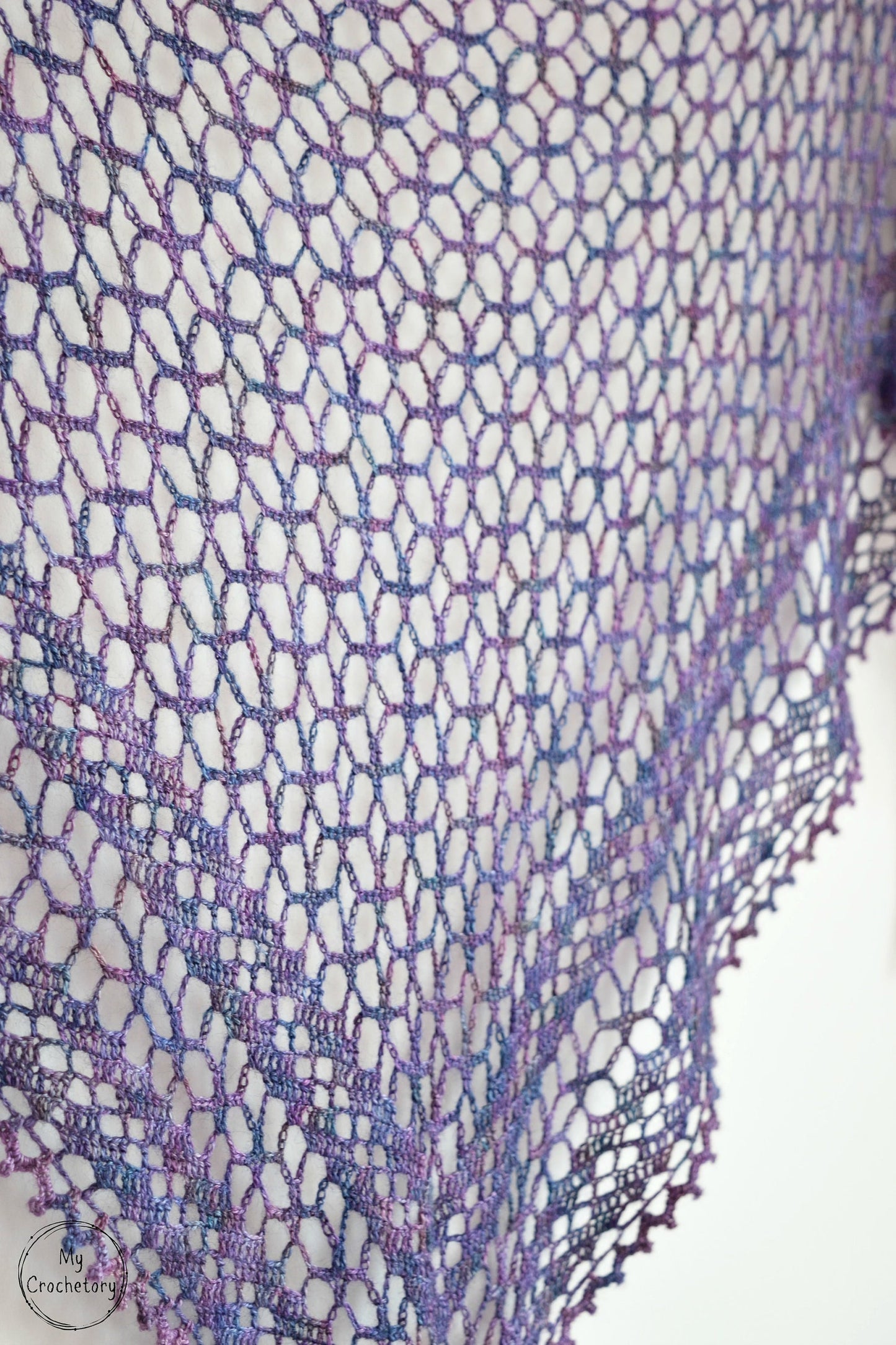 Nightfall Lace Shawl Crochet Pattern