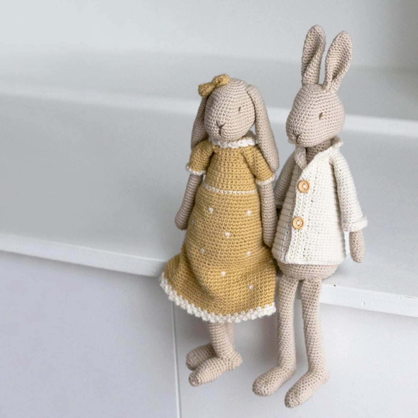 Mr & Mrs Bunny Amigurumi Crochet Pattern