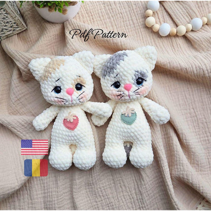 Cute Kitten Toy Crochet Pattern