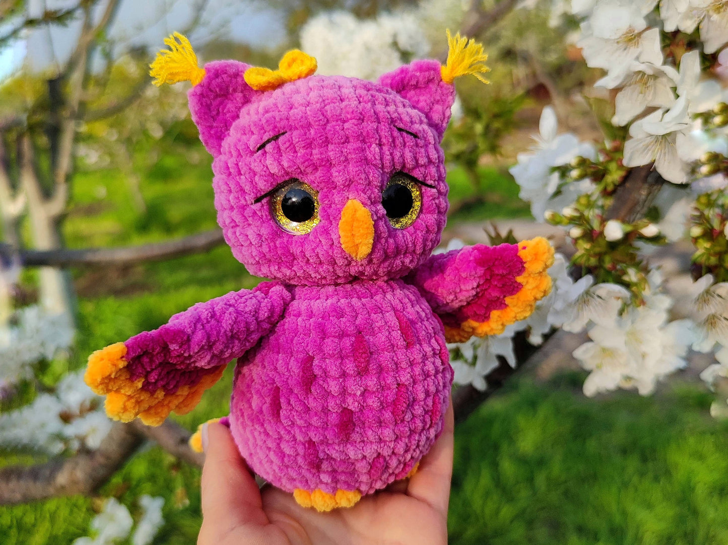 Amigurumi Snowy Owl Crochet Pattern