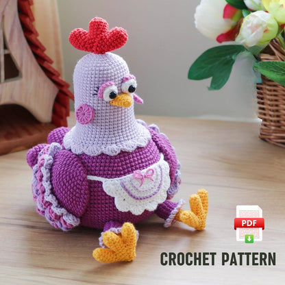 Adorable Hen Crochet Pattern