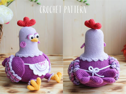 Adorable Hen Crochet Pattern