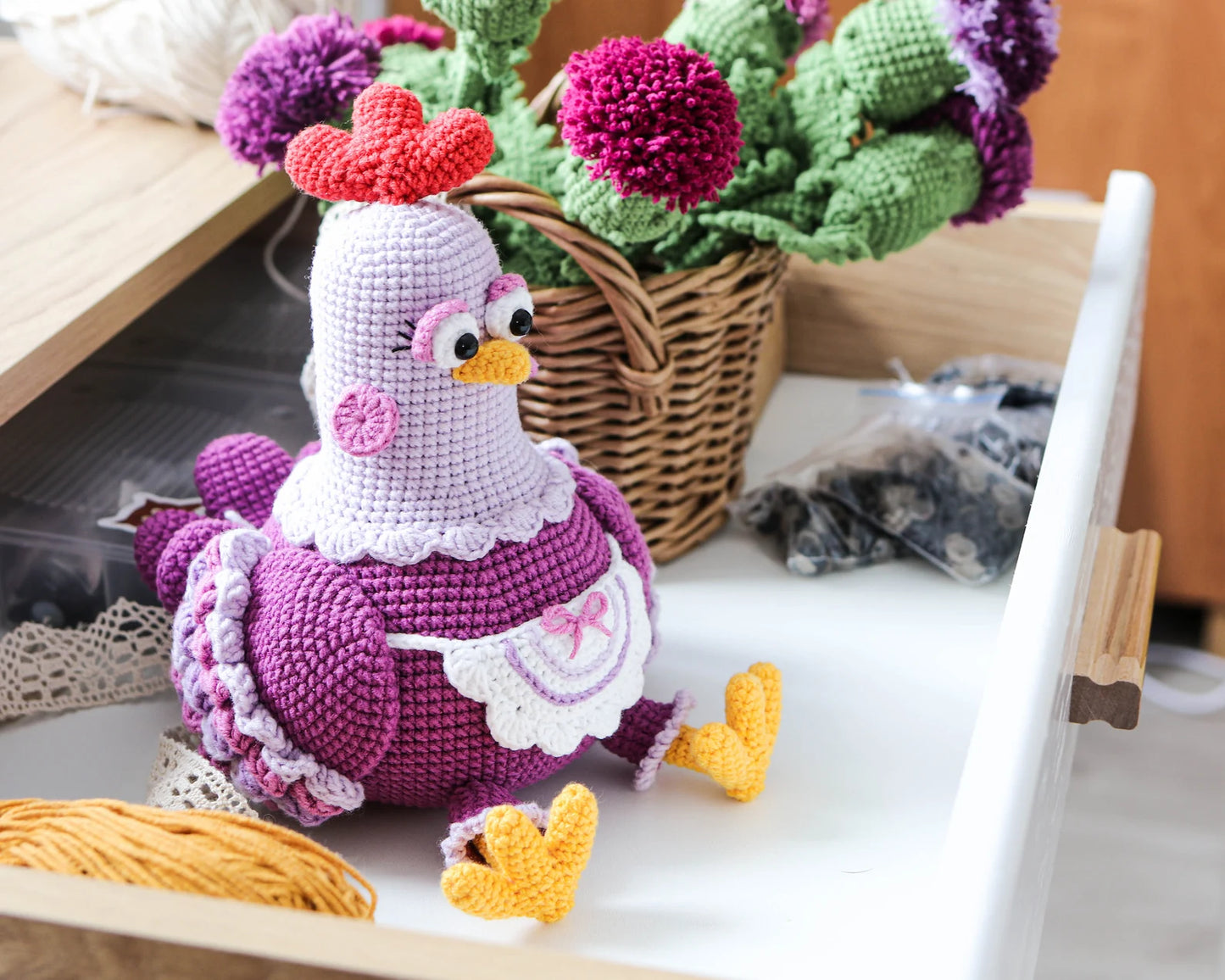Adorable Hen Crochet Pattern