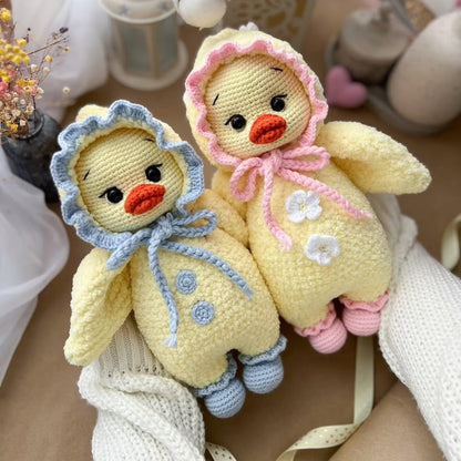 Adorable Spring Plush with Bonnet Crochet Pattern
