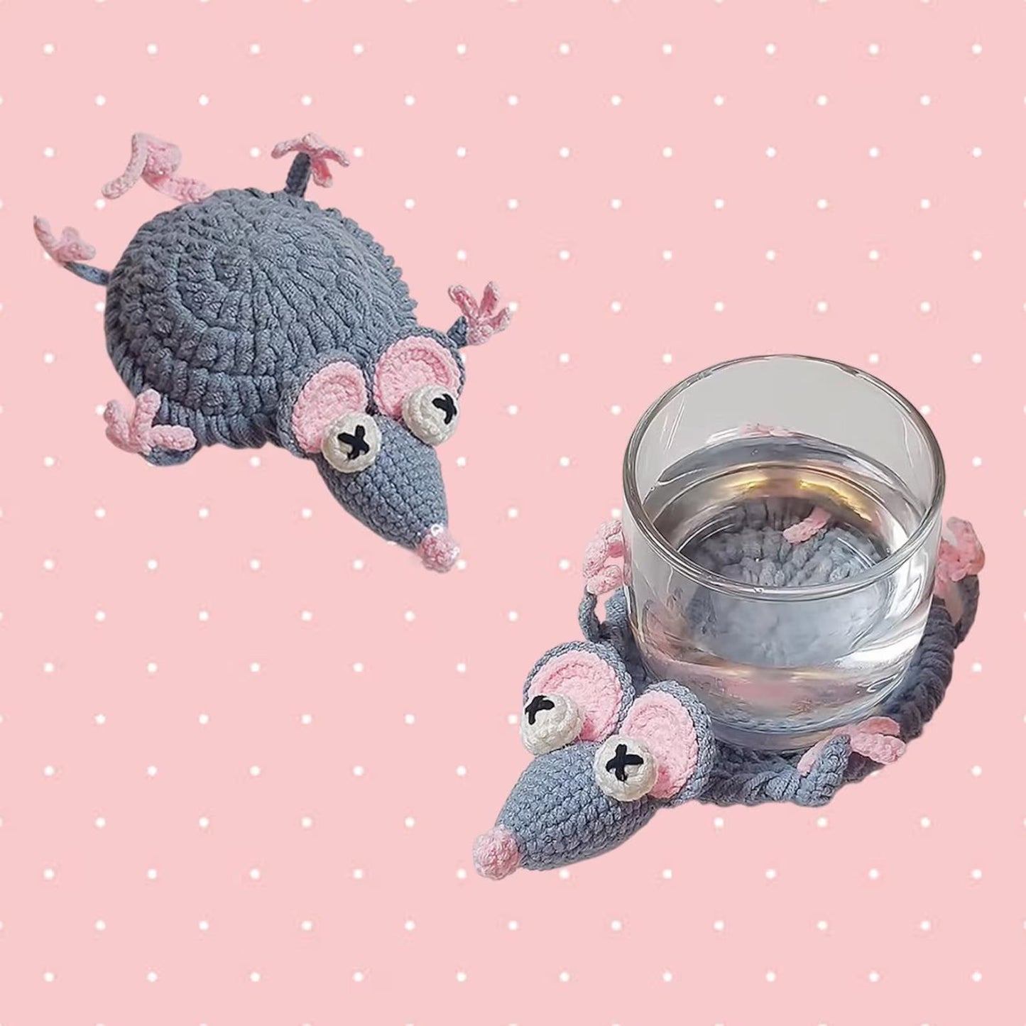 Animal Bundle Cup Holder Crochet Pattern