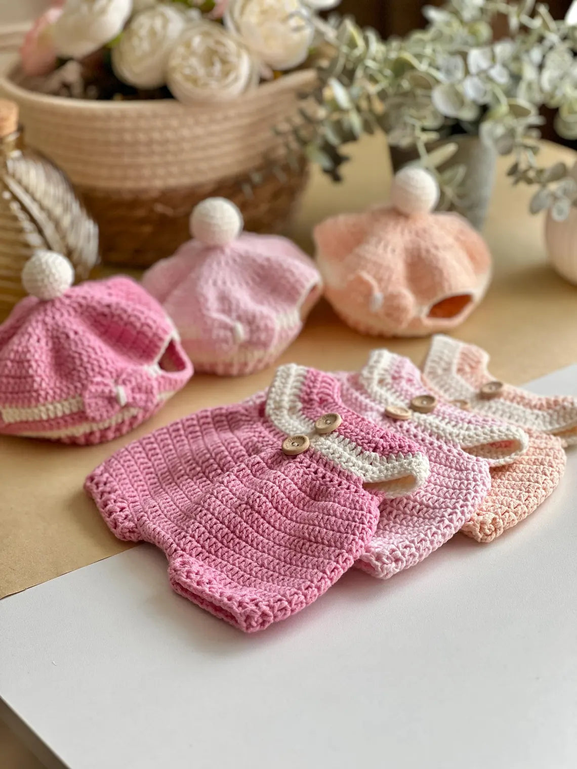 Bear & Bunny Outfit Crochet Pattern