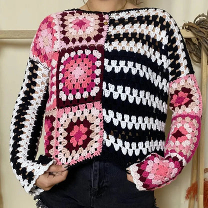 Boho Patchwork Cardigan Crochet Pattern