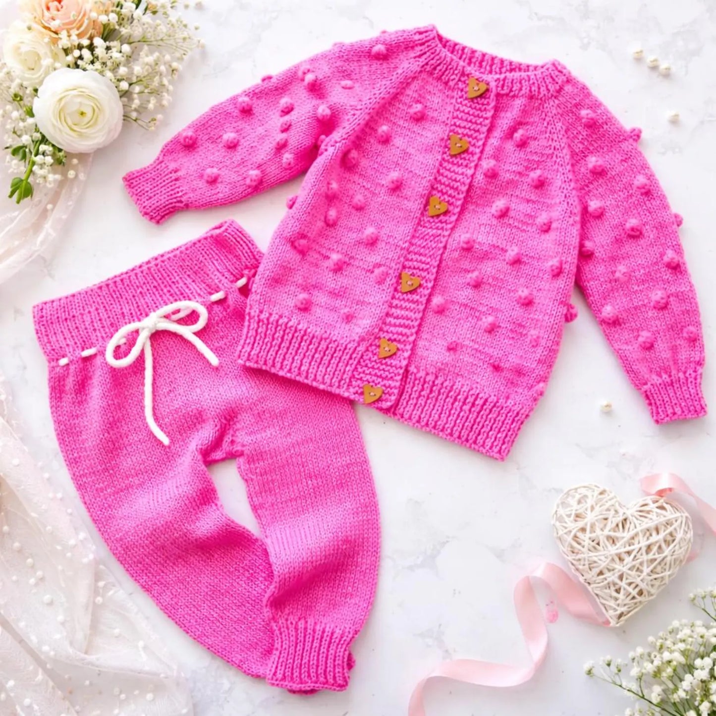 Baby Bobble Pants Knitting Pattern