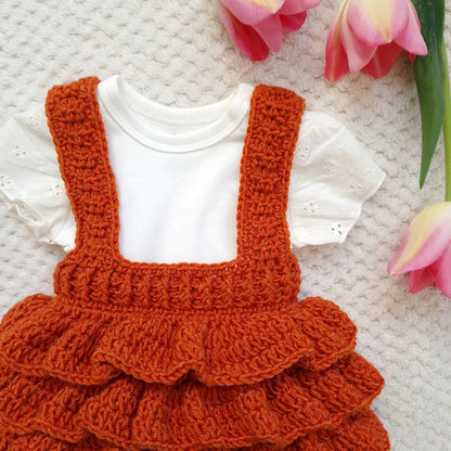 Ruffle Baby Romper Crochet Pattern