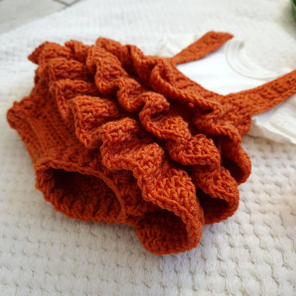 Ruffle Baby Romper Crochet Pattern