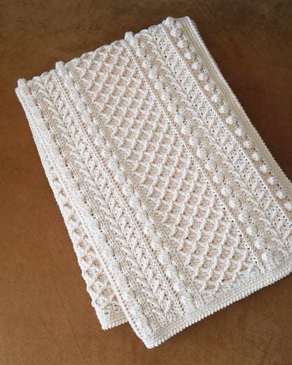 Boho Throw Blanket Crochet Pattern