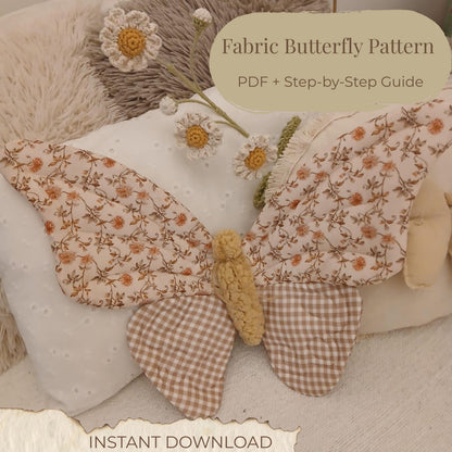Baby Nursery Butterfly Decor Sewing Pattern