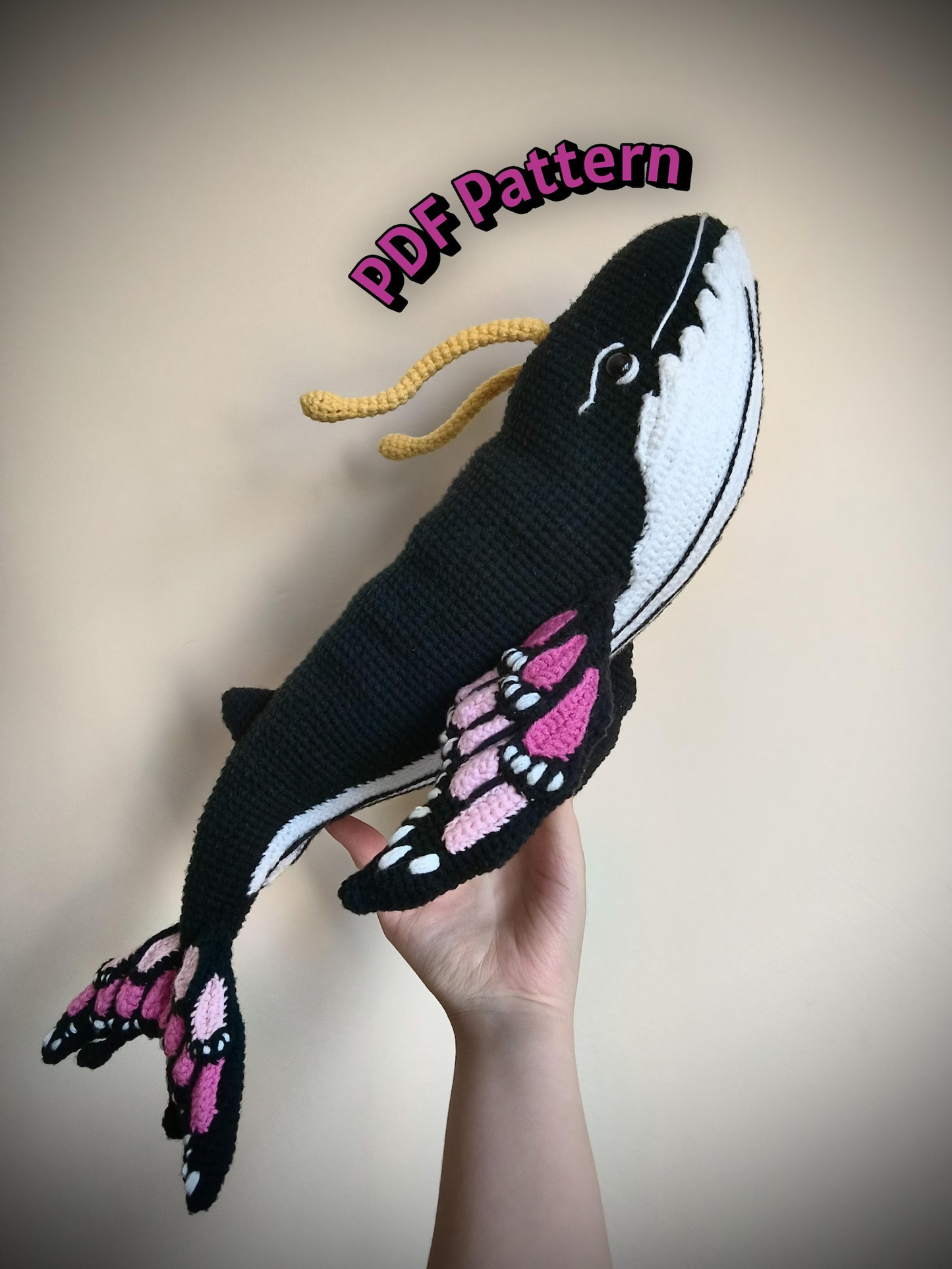 Butterfly Whale Crochet Pattern