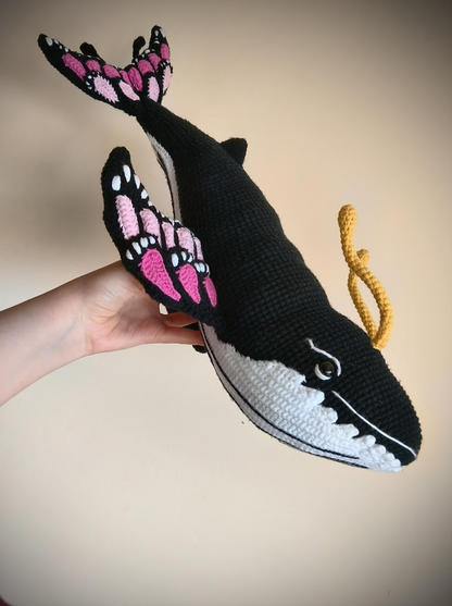 Butterfly Whale Crochet Pattern