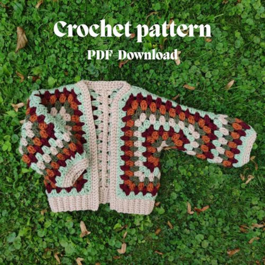 Children's Long Sleeve Vest Crochet Pattern