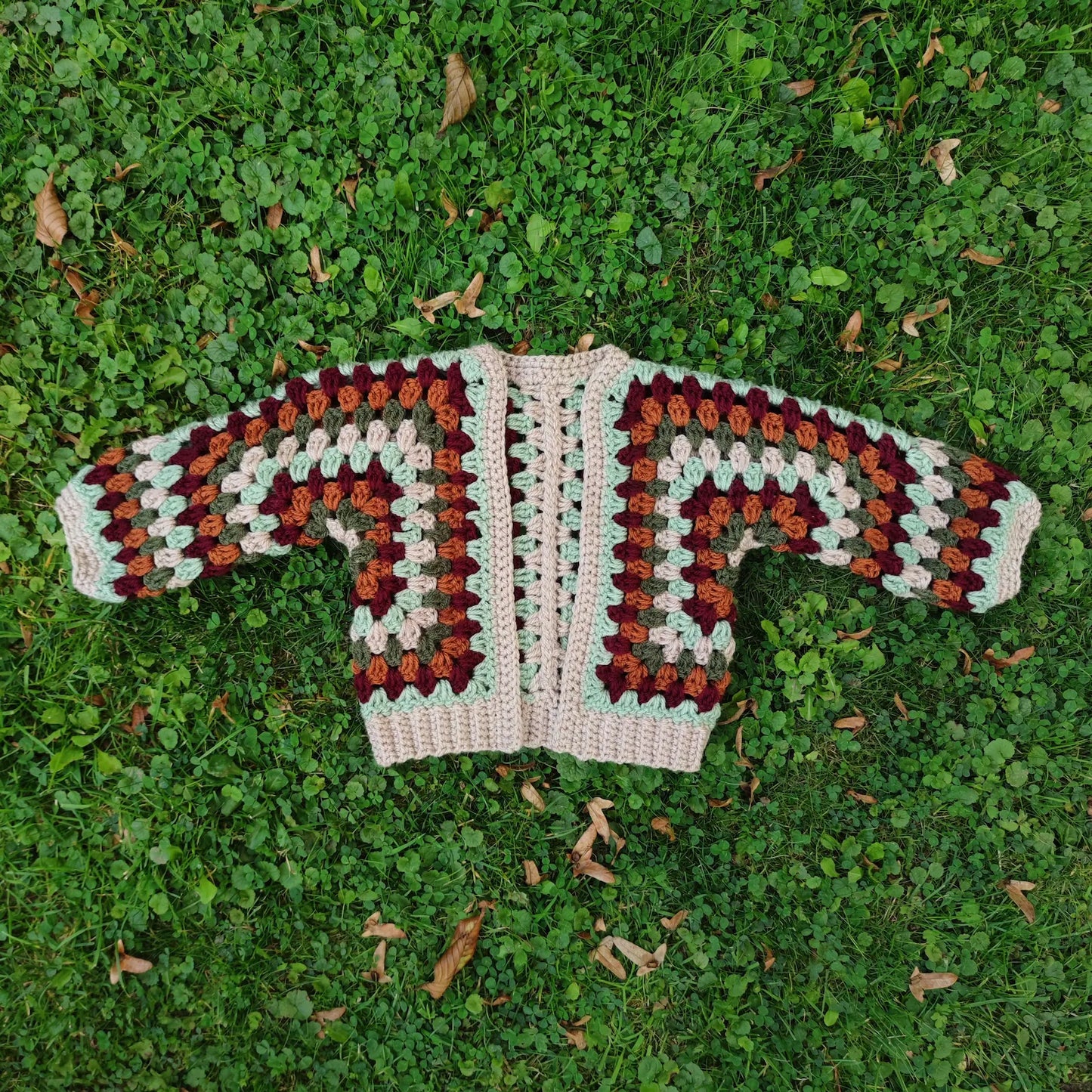 Children's Long Sleeve Vest Crochet Pattern