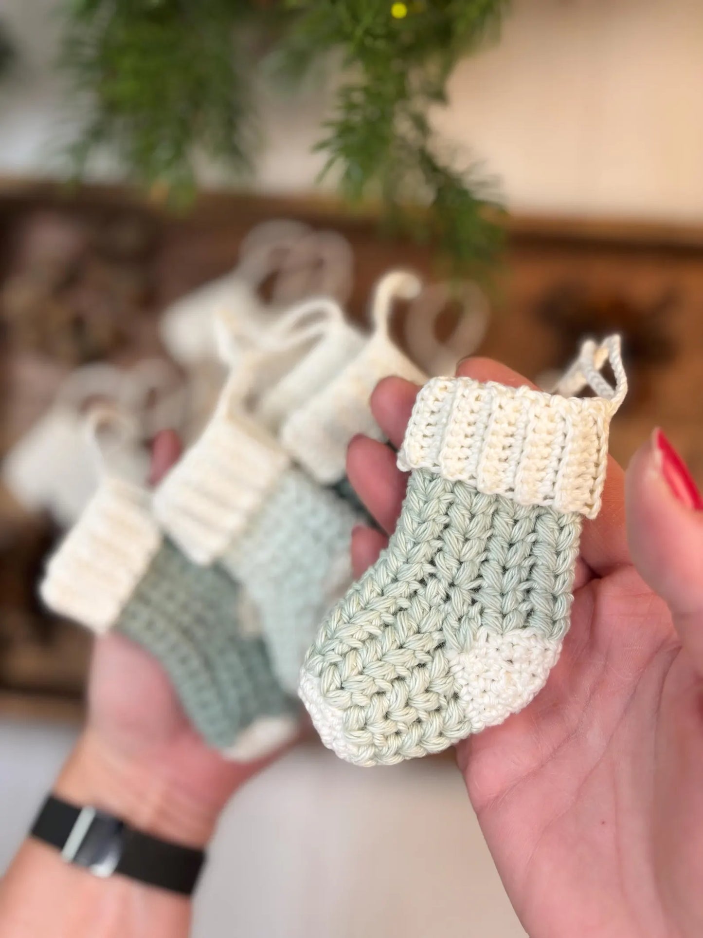 Joy Mini Stocking Crochet Pattern