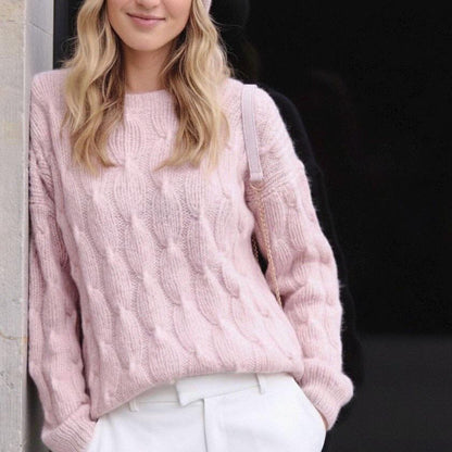 Cable Knit Sweater Knitting Pattern