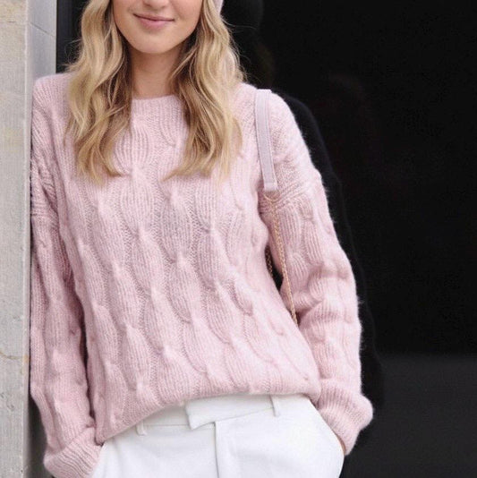 Cable Knit Sweater Knitting Pattern