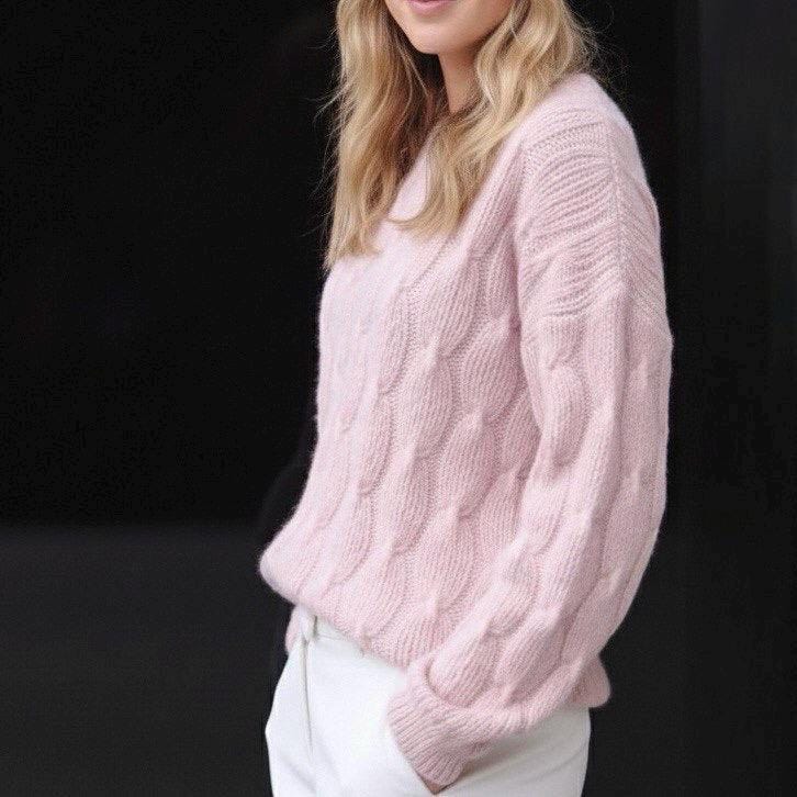 Cable Knit Sweater Knitting Pattern
