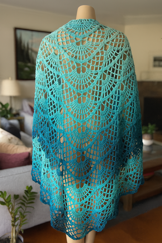 Butterfly Shawl Crochet Pattern