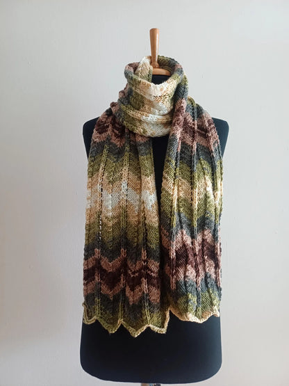 Chevron Scarf Knitting Pattern