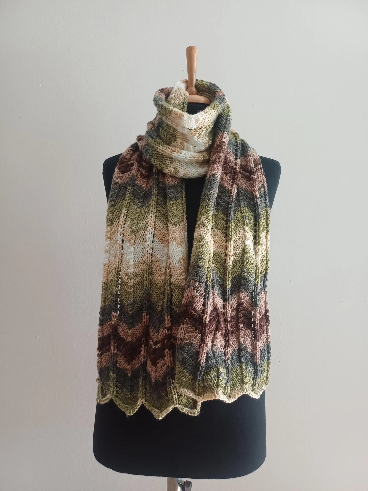 Chevron Scarf Knitting Pattern
