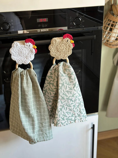 Chicken Towel Holder Crochet Pattern