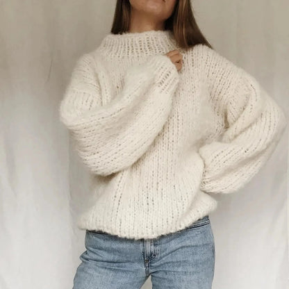 Chunky Knit Sweater Knitting Pattern