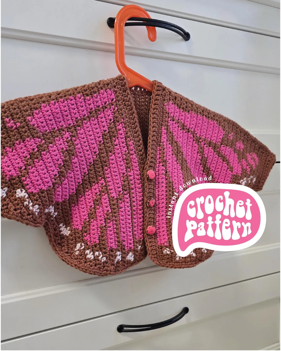 Butterfly Cardigan Crochet Pattern