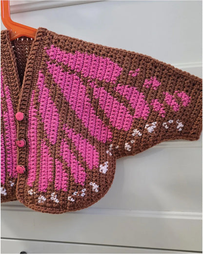 Butterfly Cardigan Crochet Pattern