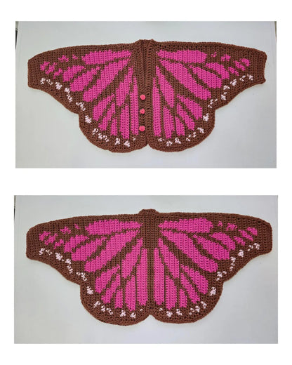 Butterfly Cardigan Crochet Pattern