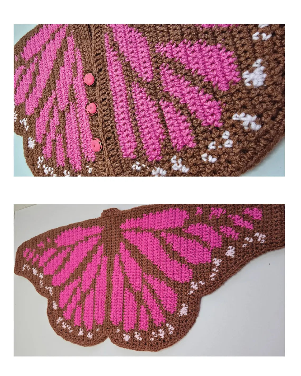 Butterfly Cardigan Crochet Pattern