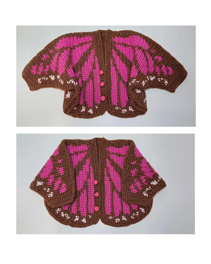 Butterfly Cardigan Crochet Pattern