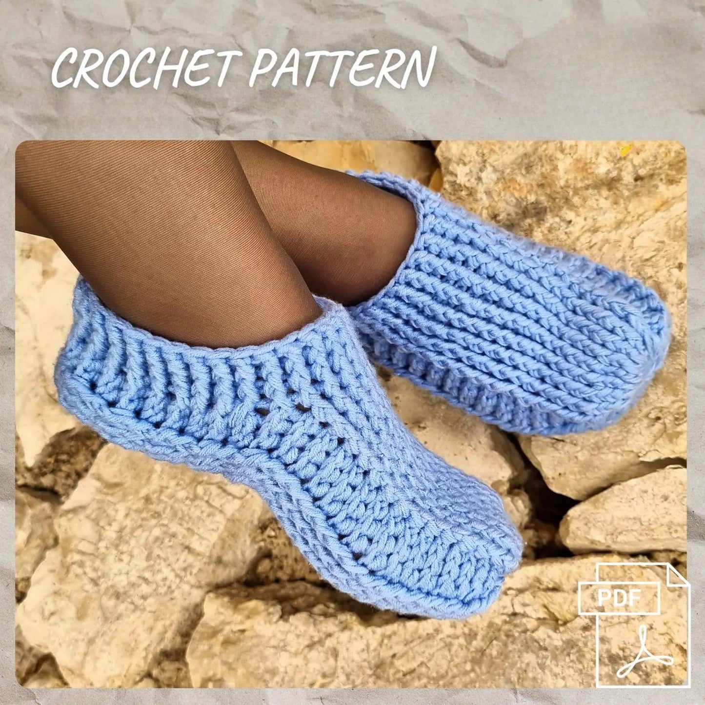 Every Size Slippers Crochet Pattern