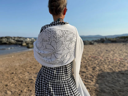 Dahlia Lace Shawl Knitting Pattern
